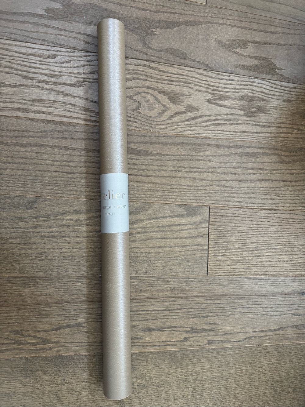New! Atelier Luxury Gift Wrap in Champagne Taupe Pearl 30 SQ FT